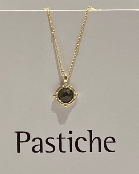Pastiche -  Jade Vine Necklace (J1143YGLB)