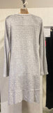 Elena Wang - Soft grey tunic top - (EW21121)