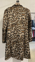 Faye Black Label - Animal print longline coat(91369-139)