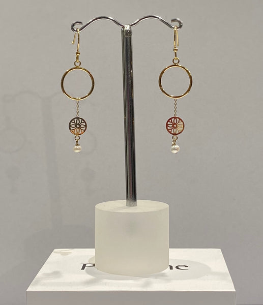 Pastiche Earrings (E1901YGPL)