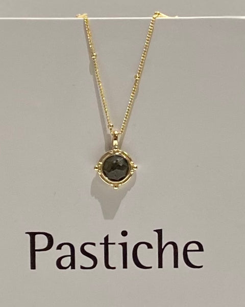 Pastiche -  Jade Vine Necklace (J1143YGLB)