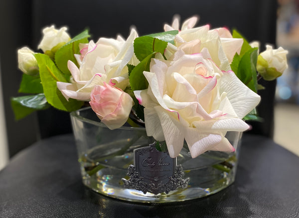 Cote Noire - Oval Pink Blush Roses