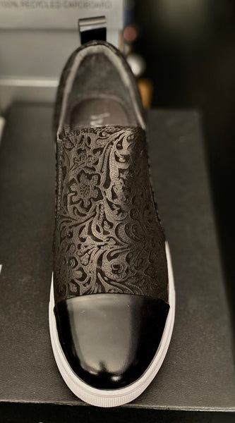 Hinako - Kirra  - embossed leather shoe